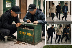 Kotak Amal Masjid Raya Simpang Sender Diduga Dibobol Maling, Warga Diminta Bantu Identifikasi Pelaku