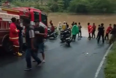 Banjir Genangi Simpang Tiga Perkim, Arus Lalu Lintas Dialihkan Lewat Desa Tekana