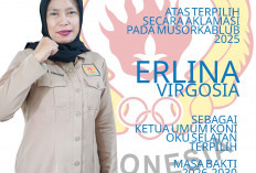 Erlina Virgosia Terpilih Aklamasi Pimpin KONI OKU Selatan 2026–2030