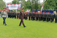 Polres OKU Selatan Gelar Upacara HUT Bhayangkara ke-78