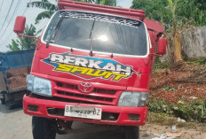Truk Pengangkut Sawit Terguling di Sukajaya, Tiga Hari Belum Dievakuasi
