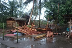 Puting Beliung Hantam Puluhan Rumah di Banyuasin, Warga Diminta Waspada