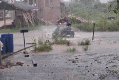 Jalan Pemkab OKU Selatan Banjir, Akses Menuju Kantor Bupati Terhambat