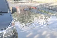 Pemudik Diminta Waspada, Jalan Tergenang dan Berlubang di Ruas Bendi–Pelawi Buay Rawan Rawan Kecelakaan