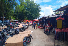 4 Hari Jelang Lebaran, Parkir Pasar Selabung Padat