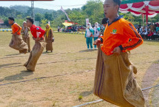 Balap Karung Antar OPD Meriahkan HUT RI ke-80 di OKU Selatan