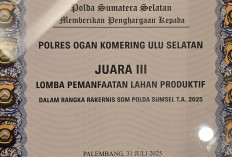 Polres OKU Selatan Raih Juara 3 Lomba Produktivitas Panen Jagung di Polda Sumsel