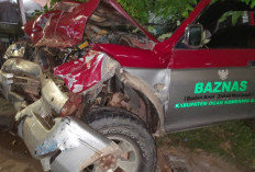 Mobil Baznas OKI Alami Kecelakaan, Sang Ketua Devison Meninggal