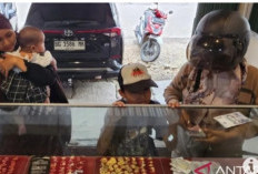 Harga emas perhiasan di Muaradua kembali melambung melebihi Rp10 juta per suku