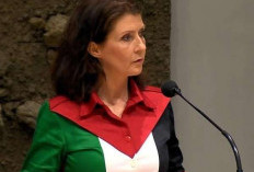 Anggota DPR Belanda Berbaju Palestina Saat Sidang Parlemen