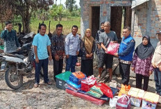 Dinsos OKU Selatan Salurkan Bantuan untuk Korban Kebakaran di Desa Tanjung Raya