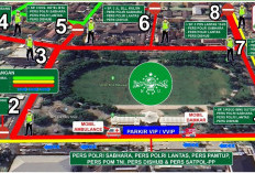 Jalan Taman Kota Baturaja Ditutup Total