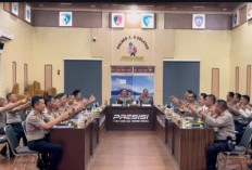 Rapat Refleksi Kinerja, Kapolres OKU Selatan Tekankan Target dan Profesionalisme PJU