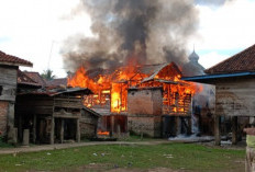 3 Rumah di Desa Curup PALI Ludes Diamuk Jago Merah