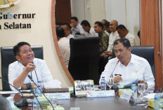 Minta Anggaran BKBK, Bupati OKU Selatan, Abusama SH Sambangi Gubernur Sumsel