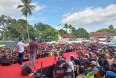 Ribuan Warga OKU Selatan Datangi Stadion Mini Bumi Agung