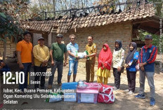 Pemkab OKU Selatan Salurkan Bantuan untuk Korban Kebakaran di Desa Lubar