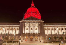 Merah Putih Menyala di Balai Kota San Francisco