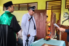 Kades Meninggal, Pemkab OKU Selatan Lantik PJ Kades Dusun Tengah