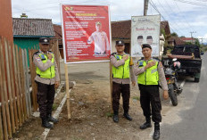 Polsek BSA Pasang Banner Larangan Putar Musik Remix