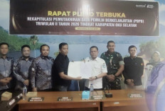 Kesbangpol OKU Selatan Hadiri Pleno Rekapitulasi Pemutakhiran Data Pemilih Berkelanjutan Triwulan II 2026