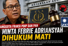 Anggota Fraksi PDIP dan PAN Minta Febrie Adriansyah Dihukum Mati