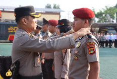 28 Personel Polres OKU Timur Naik Pangkat