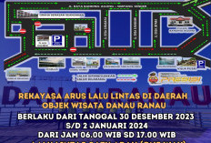 Antisipasi Macet, Satlantas Rekayasa Lalu Lintas Area Danau Ranau