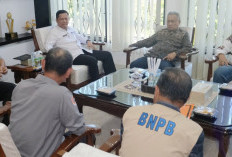 Bupati OKU Selatan Terima Audiensi BPBD Sumsel Bahas Kesiapsiagaan Bencana