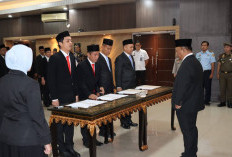 Tiga PPNS OKU Selatan Resmi Dilantik Bersama 10 PPNS Se-Sumsel