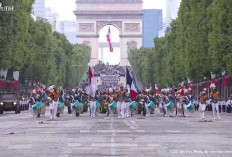 Parade TNI Tampil Memukau di Bastille Day 2025