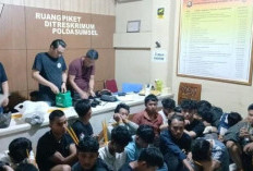 42 Remaja Terduga Pelaku Anarkis di Palembang Jalani Pemeriksaan dan Tes Urine di Polda Sumsel