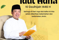 Menteri Agraria dan Tata Ruang/Kepala Badan Pertanahan Nasional mengucapkan Selamat Idul Adha 1446 H