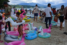 Libur Lebaran di Danau Ranau, Wisata Keluarga dengan Wahana Anak Jadi Favorit