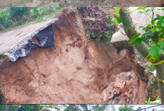 Jalan Penghubung Antar Dusun di Sipatuhu Putus Total Akibat Longsor, Aktivitas Warga Lumpuh