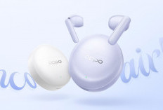 Oppo Enco Air 5s Resmi Meluncur, Usung Desain Semi In-Ear Mirip AirPods 4 dan ANC Adaptif