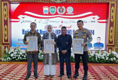 Bupati, Kapolres hingga Ketua KPU Raih Penghargaan PWI Sumsel Award 2024