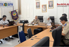 Kantor Pertanahan OKU Selatan Ikuti Rakor Penyusutan Arsip Virtual Bersama BPN Sumsel