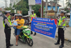 Satlantas Polres OKUS Himbau Pemudik Utamakan Keselamatan