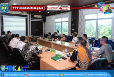 SEKDA OKU SELATAN PIMPIN RAPAT EVALUASI HASIL LAPORAN SAKIP TAHUN 2024.