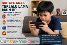 Bahaya Anak Terlalu Lama Main HP, Orang Tua Perlu Waspada