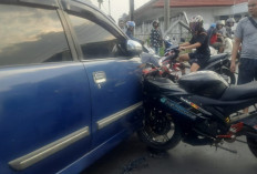 Hantam Avanza, Pengendara Sepeda Motor Masuk Rumah Sakit