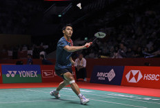 Jonatan Christie Melaju ke Perempat Final Indonesia Masters 2025 Usai Tundukkan Lin Chun Yi