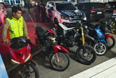 URC Turjawali Sat Lantas Polres OKU Amankan 5 Sepeda Motor dan Pelaku Balap Liar