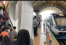 Penumpang LRT Sumsel Tembus 213 Ribu Selama Lebaran, Transportasi Massal Kian Populer