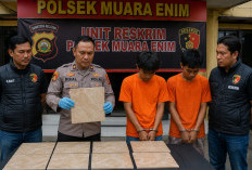 Nekat Bobol Rumah Warga Saat Kosong, Dua Pemuda di Muara Enim Gasak 9 Keping Keramik