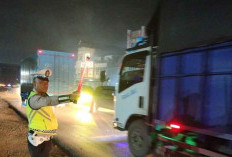 Angkutan Barang di Jalan Lintas Palembang-Betung Mulai Dibatasi