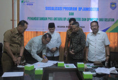 Dinas Perizinan Tandatangani MoU Bersama BPJS Ketenagakerjaan