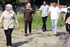 Monev, DPRD OKU Selatan Tinjau Tanah Longsor Kecipung