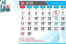 Idul Adha jatuh pada Jumat 6 Juni 2025